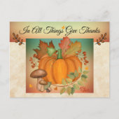 すべて与えの感謝してい葉書 ポストカード (正面)