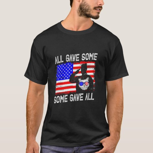 すべて与える いくつかはすべて与えた 労働者の日 Tシャツ (正面)