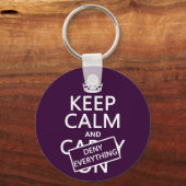 すべて保を落ち着かせと拒否 – すべての色 キーホルダー (正面)