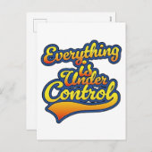 すべて制御されている シーズンポストカード (正面/裏面)