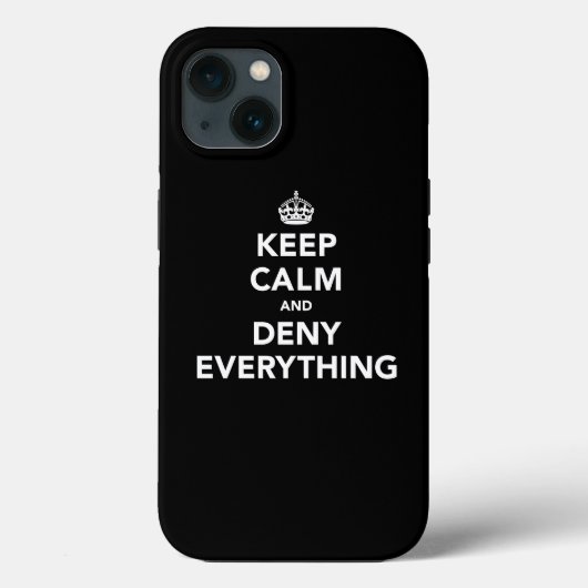 すべて否定して落ち着け Case-Mate iPhoneケース (裏面)