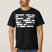 すべて問題ないはず 政府を信じろ Tシャツ (正面)