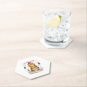 すべて問題ない 私は問題ない すべて問題ない クリスマス猫 ペーパーコースター (インサイチュ)