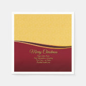 すべて変更文字団体や組織クリスマスカクテル スタンダードカクテルナプキン (正面)