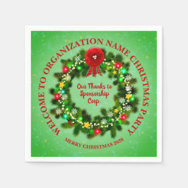 すべて変更文字団体や組織クリスマスカクテル スタンダードカクテルナプキン