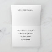 すべて変更文字団体や組織クリスマスパーティーカード カード (内部)