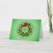 すべて変更文字団体や組織クリスマスパーティーカード カード (正面)