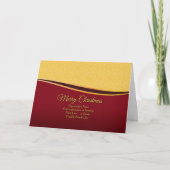 すべて変更文字団体や組織クリスマスパーティー カード (正面)