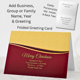 すべて変更文字団体や組織クリスマスパーティー カード