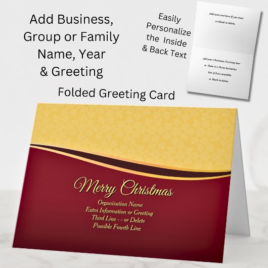 すべて変更文字団体や組織クリスマスパーティー カード