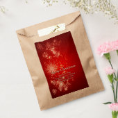 すべて変更文字団体や組織クリスマスパーティー フェイバーバッグ (封をした状態)