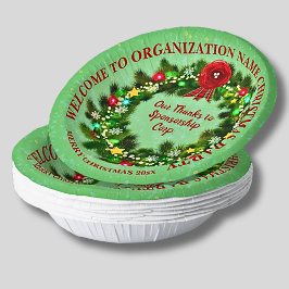 すべて変更文字団体や組織クリスマスパーティー ペーパーボウル