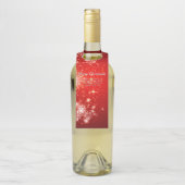 すべて変更文字団体や組織クリスマスパーティー ボトルネックタグ (ボトル)