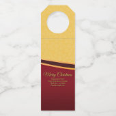 すべて変更文字団体や組織クリスマスパーティー ボトルネックタグ (正面)