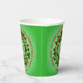 すべて変更文字団体や組織クリスマスパーティー 紙コップ (右)