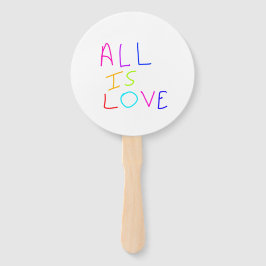 すべて愛レインボーカラフルプライドLGBTQゲイ6月 ハンドファン