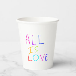 すべて愛レインボーカラフルプライドLGBTQゲイ6月 紙コップ