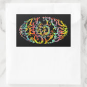 すべて愛IIIが必要 長方形シール (バッグ)