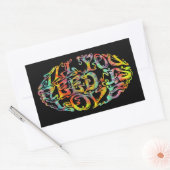 すべて愛IIIが必要 長方形シール (封筒)