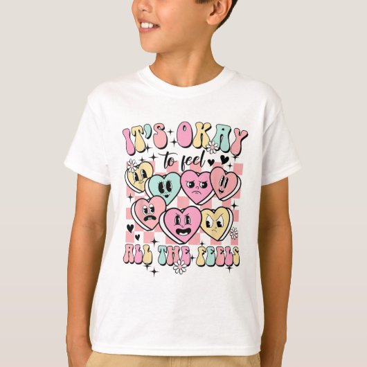 すべて感じの学校カウンセラーのメンティーにOK Tシャツ (正面)