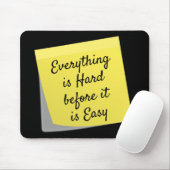 すべて懸命、感動的引用文 マウスパッド (マウス)
