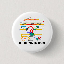 すべて接続された内部(RNAの接続) 缶バッジ