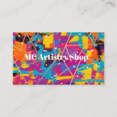 すべて接続された抽象芸術 名刺 (正面)