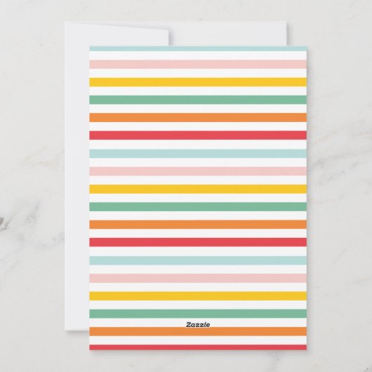 すべて明るいおもしろいモダンの輝くクリスマス シーズンカード (裏面)