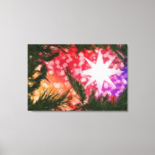 すべて明るいクリスマスキャンバス印刷 キャンバスプリント (正面)