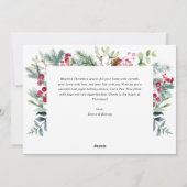 すべて明るいスクリプト写真のホリデーカード シーズンカード (裏面)