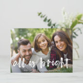 すべて明るいフルフォトホリデーカード シーズンカード (スタンド正面)