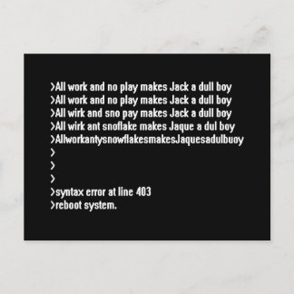 すべて機能し遊ない ポストカード