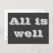 すべて正常なポストカード ポストカード (正面/裏面)