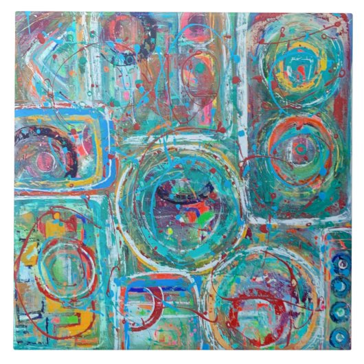 すべて洗い上げ6 x 6セラミックタイル タイル (正面)