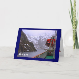 すべて海で！，ノルウェーのフィヨルドで カード