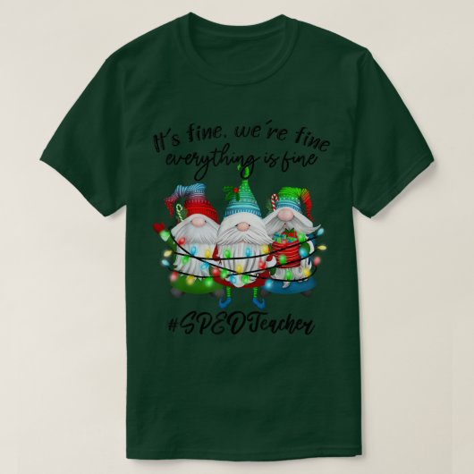 すべて特別素晴らし教育SPED先生 Tシャツ (デザイン正面)