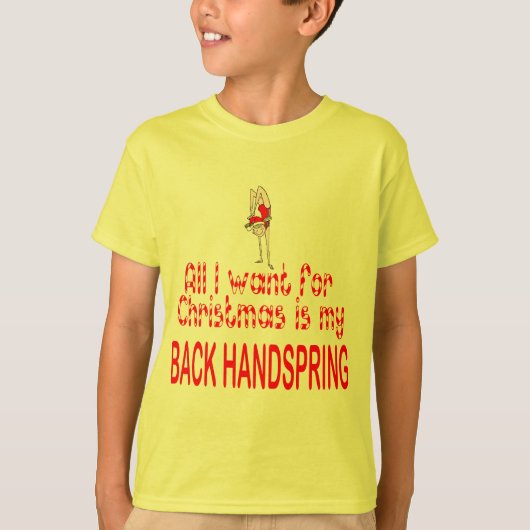 すべて私はとんぼ返りがほしいと思います Tシャツ (正面)