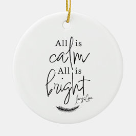 すべて穏やかであるすべて明るい円モダンオーナメント セラミックオーナメント