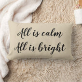 すべて穏やかである全て明るいクリスマス装飾用クッション ランバークッション (ブランケット)