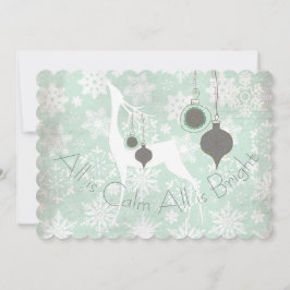 すべて穏やかである全て明るい鹿休日 シーズンカード