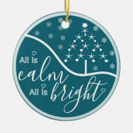 すべて穏やかで明るい セラミックオーナメント
