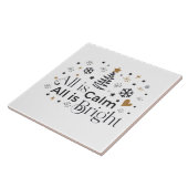 すべて穏やかで、すべて明るいワードアート タイル (側面)