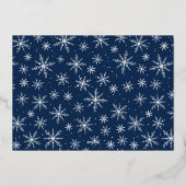 すべて穏やかな写真おもしろいシルバーではない 箔シーズンカード (裏面)