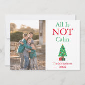 すべて穏やかな家族写真ではない シーズンカード (正面)