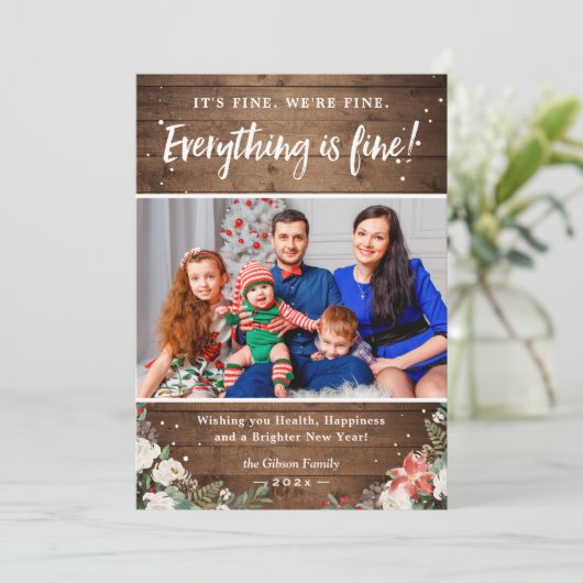 すべて素晴らしが木の素朴フローラ写真 シーズンカード (スタンド正面)