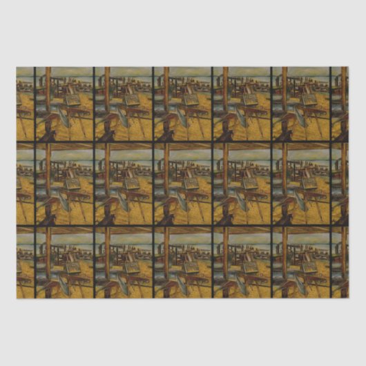 すべて素晴らしの絵画は1本の筆跡から始まる 薄葉紙 (正面)