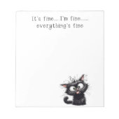 すべて素晴らしはメモおもしろい帳先生 ノートパッド (正面)