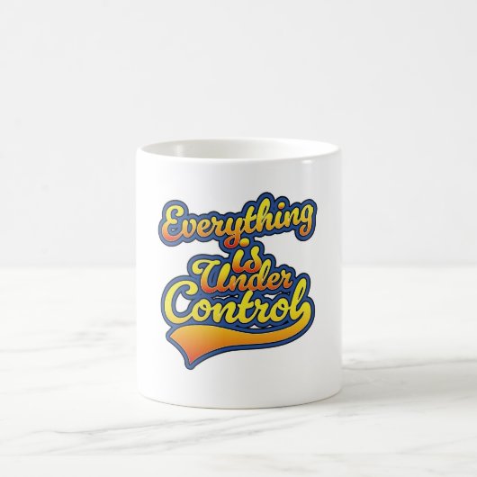 すべて統制されている コーヒーマグカップ (中央)