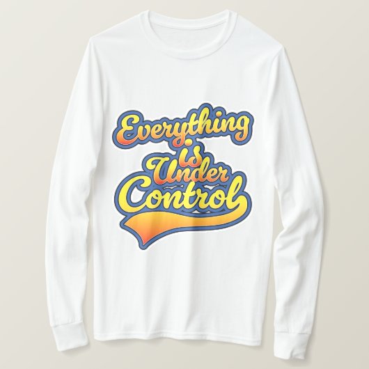 すべて統制されている Tシャツ (デザイン正面)