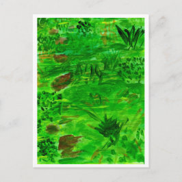 すべて緑の葉書だ ポストカード